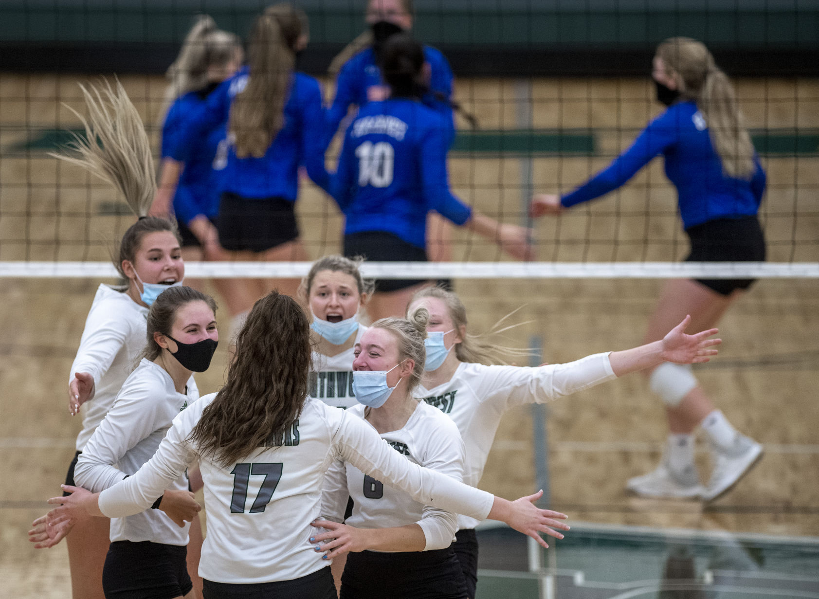 A-6 district volleyball, 10.28